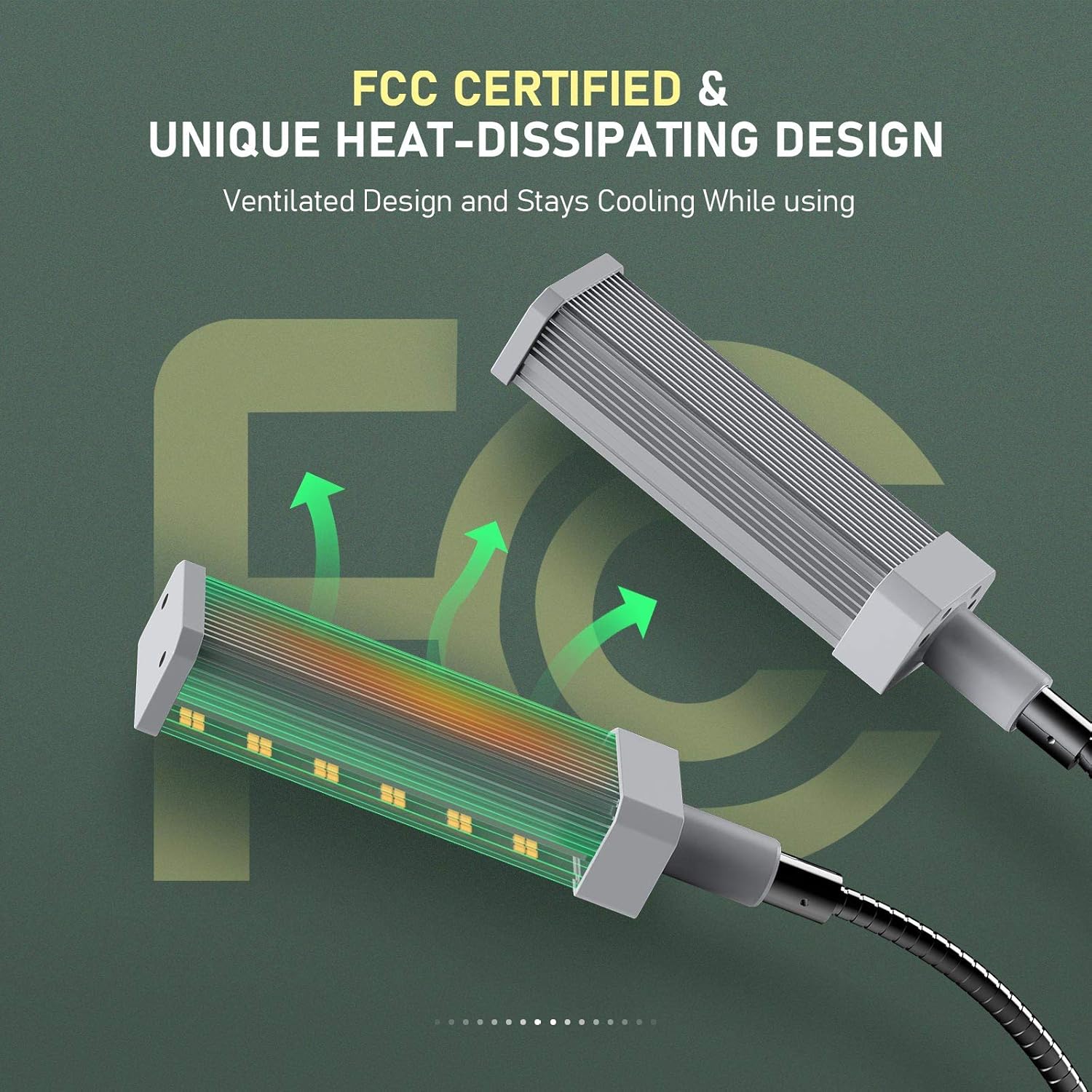 Plant Grow Light, Indoor Full Spectrum Grow Lamp with Display Timer, Led Interior Grow Light with Desk Clip for Plants Seedlings Succulents : Patio, Lawn & Garden