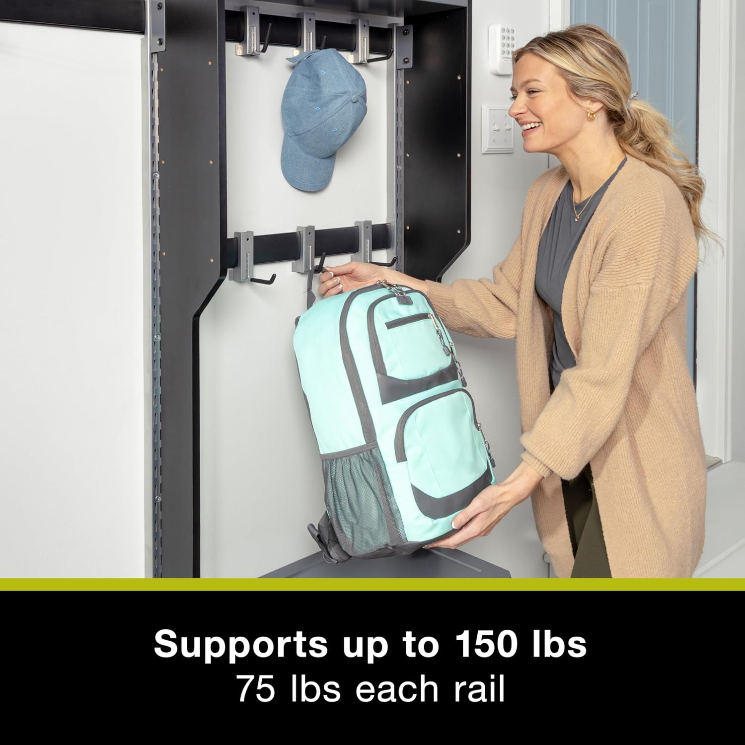 Rubbermaid FastTrack 24 Inch Rail 2-Pack Set, Garage Organization image 4