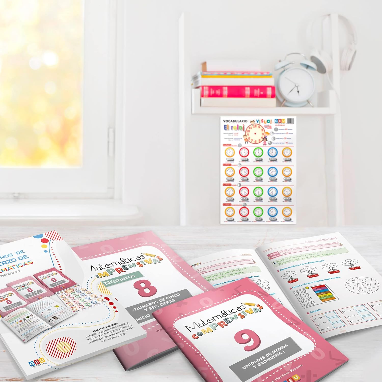 Packs Math Booster Notebooks 3rd Elementary Education