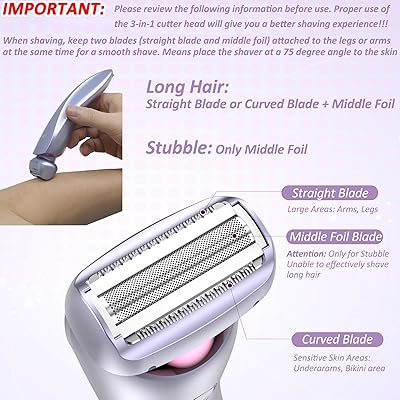 Shaver Ladies Shav Woman, Shaver, Electric Intimate For Women, Trimmer For Legs, Arms, Armpits And Bikini Line – Intimate Trimmer For Women - View #8