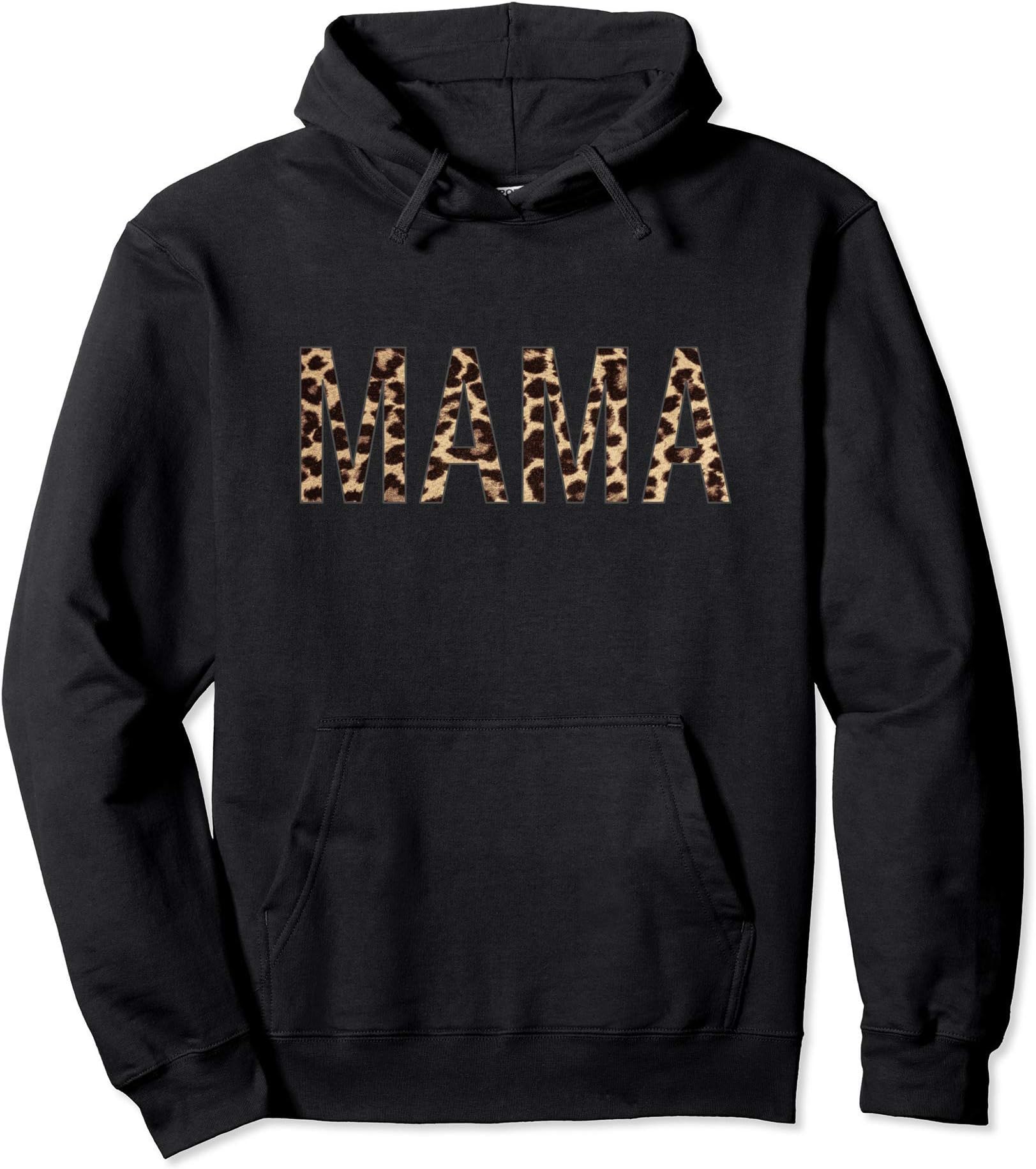 Taras TeesMAMA cheetah Pullover Hoodie