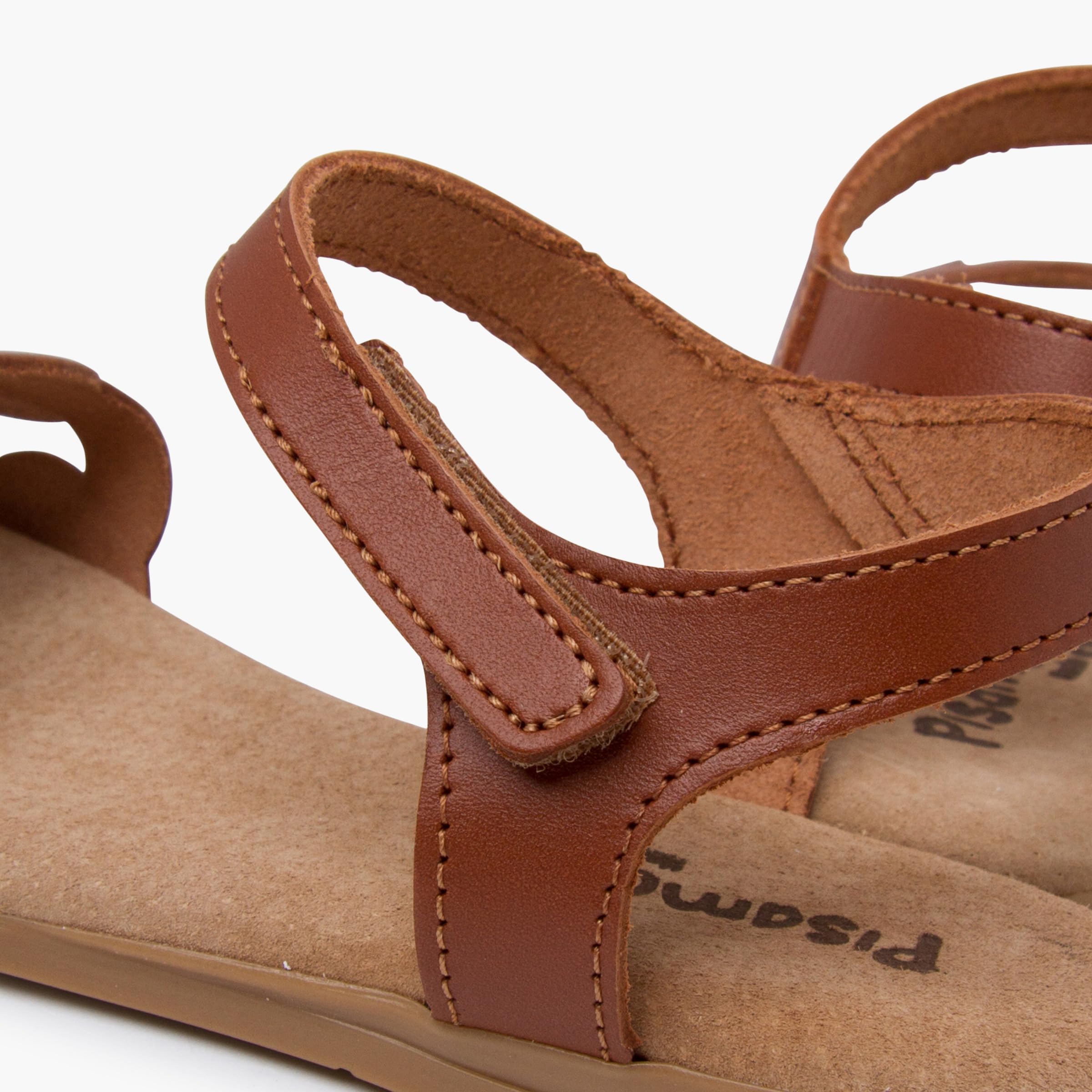 Pisamonas Sandalias Piel Eslabones Tira Adherente