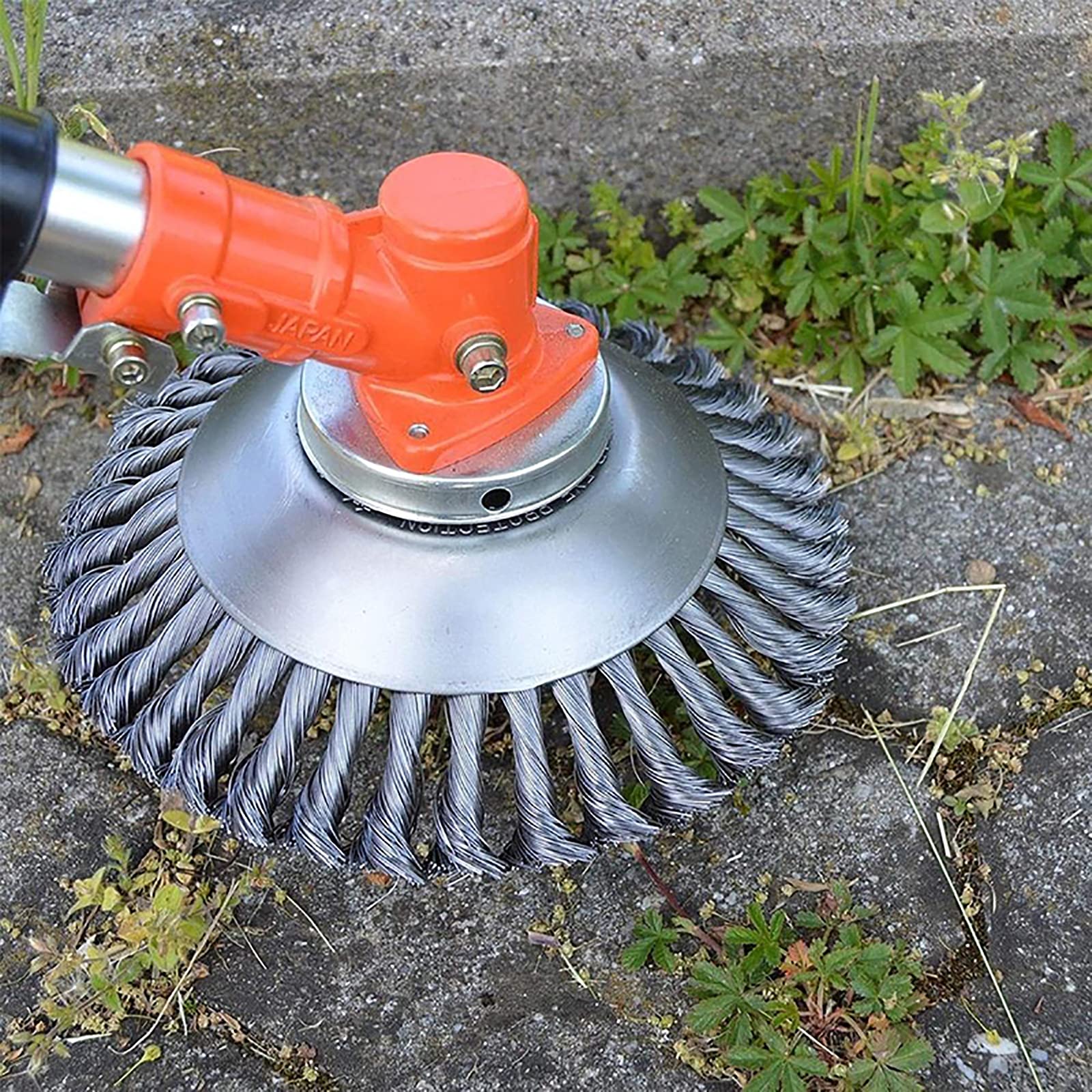 Testina di ricambio per decespugliatore in filo di acciaio, 7 accessori