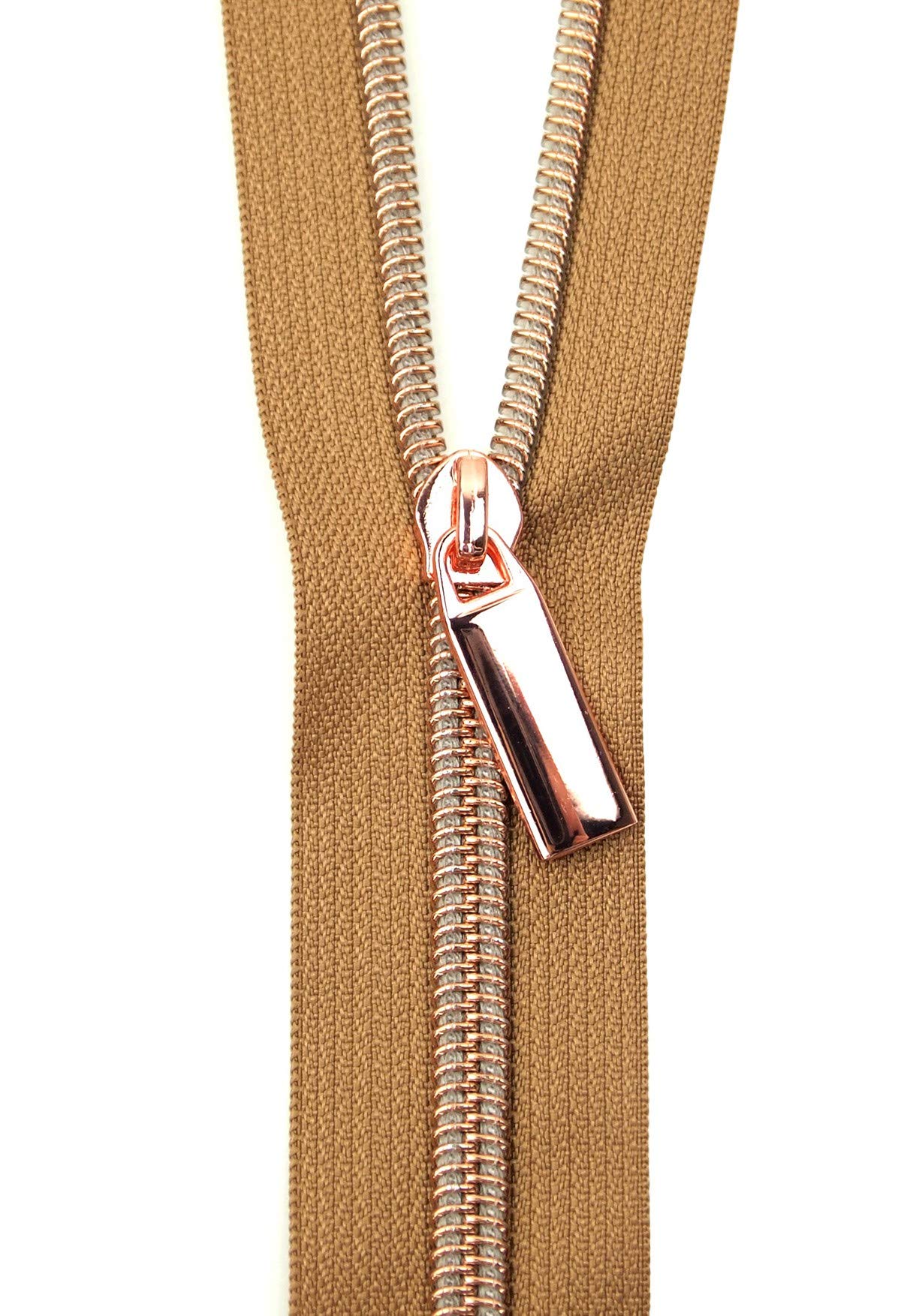 Sallie Tomato Zipper, Natural/Copper