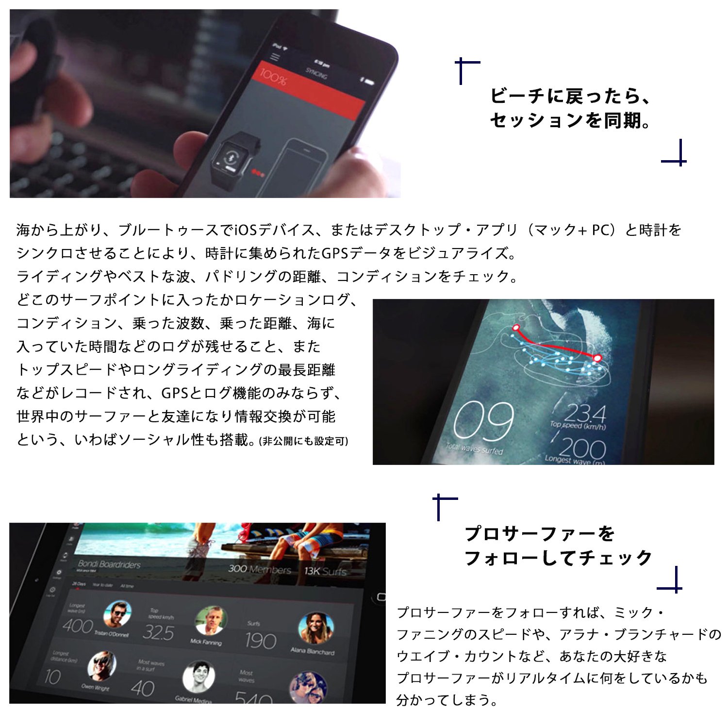 リップカール Midnight アナログ-Digital 防水サーフウォッチ Amazon.co.jp: Rip Curl サーチ GPSシリーズ2 サーフウォッチ