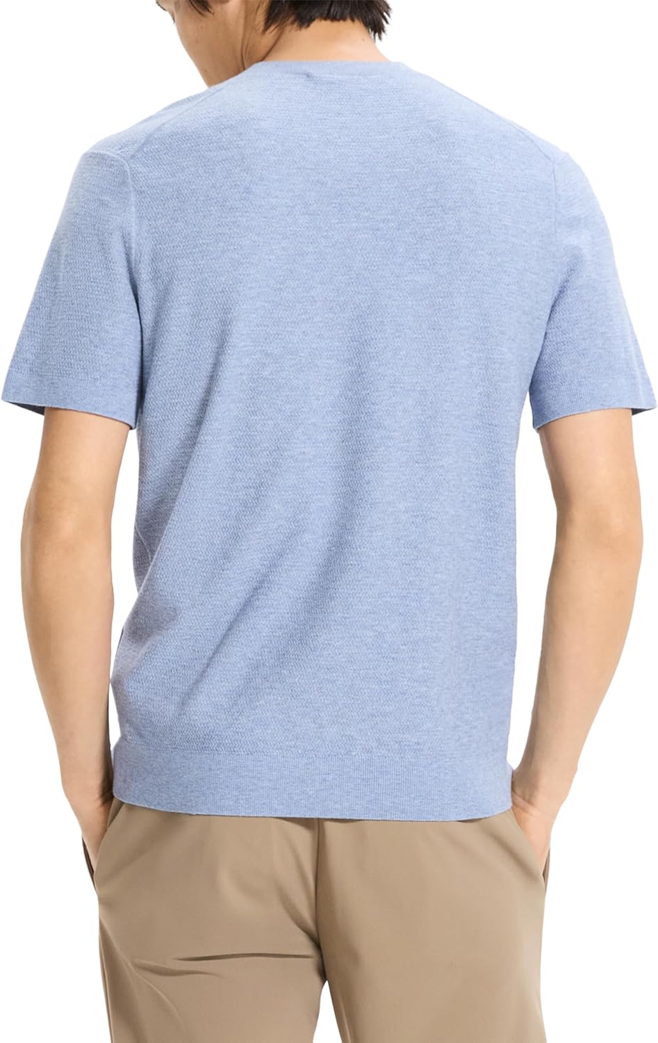 Theory Men's Soris Tee in Light Bilen - Image 4