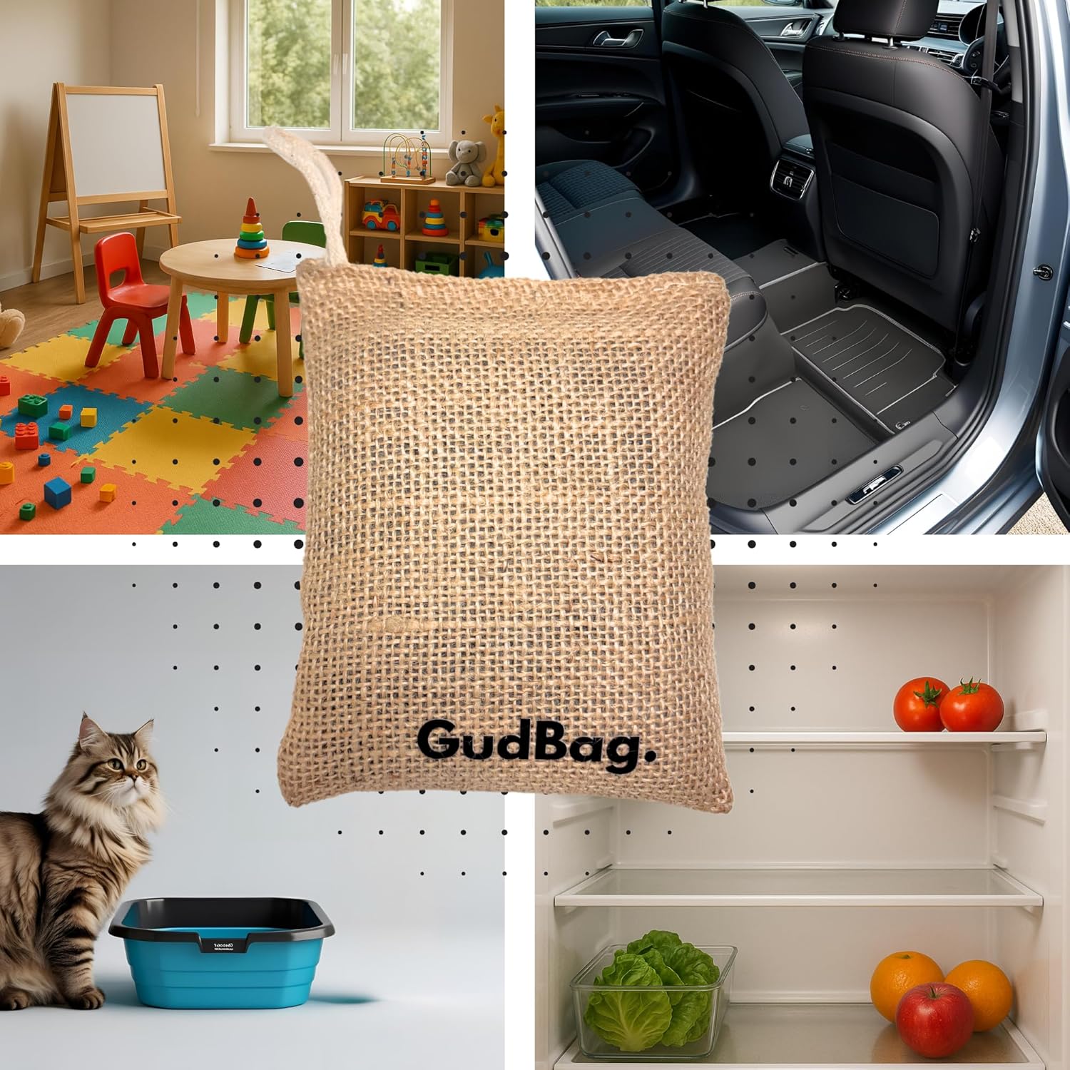 Coconut Shell Activated Charcoal Air Purifier – Natural Deodorizer for Car, Bathroom, Wardrobe, Shoe Rack – Reusable & Eco-Friendly ~ 200g | Pack of 3 15 81LEhtZ90qL. SL1500