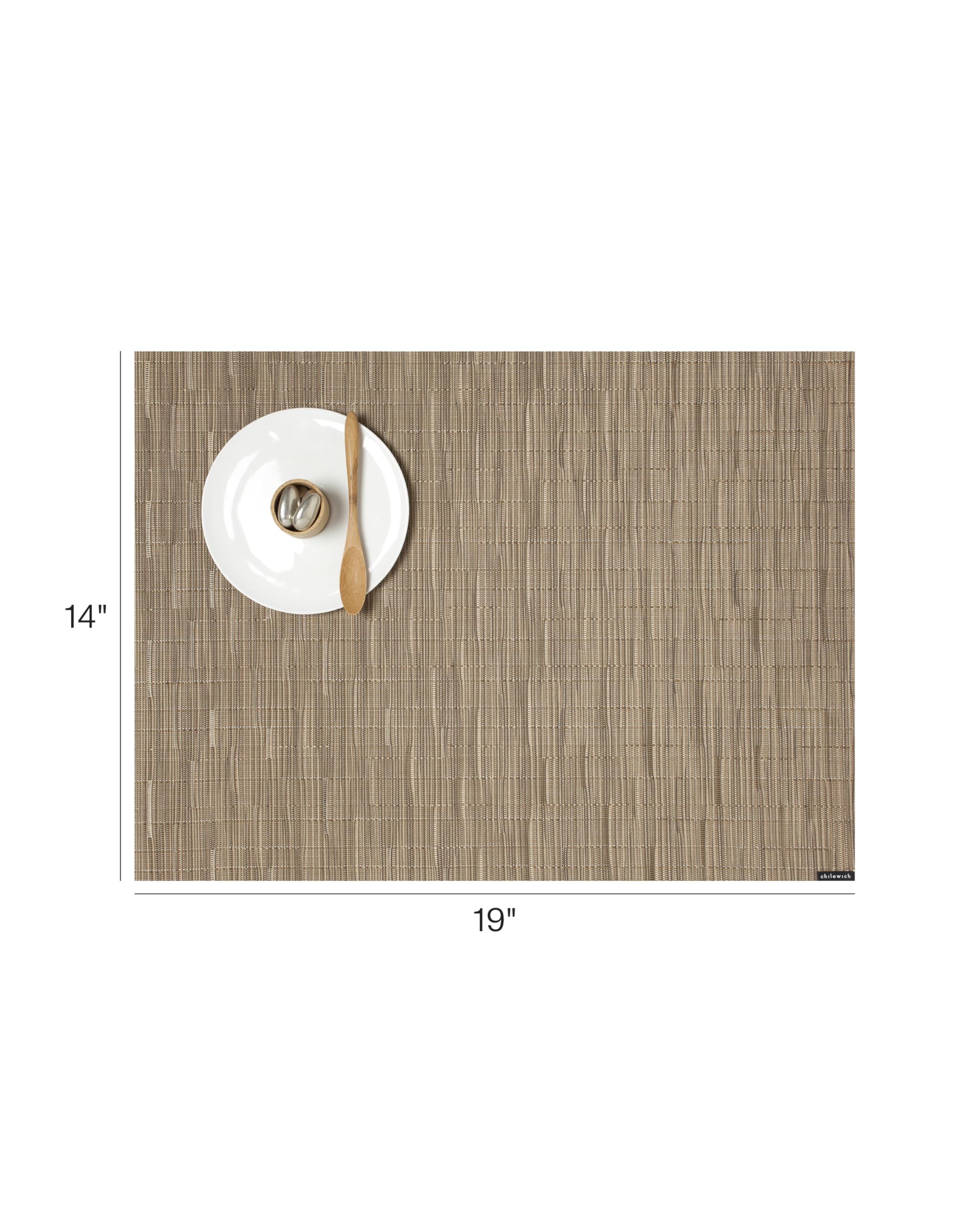 Amazon.com: Chilewich Bamboo Placemats Set of 4 - Woven Rectangle