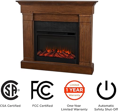 Miniatura 7 de Real Flame chimenea eléctrica (roble de castaña)