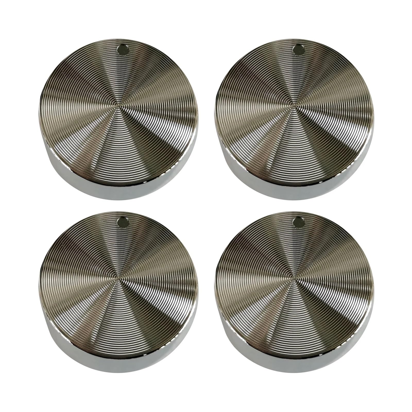 Pokrętła kuchenne,Przełącznik do kuchenki gazowej, 4PCS Zinc Alloy Rotary Switches Round Knob for Gas Stove Burner 6mm Oven Parts Handles - Kitchen Accessories