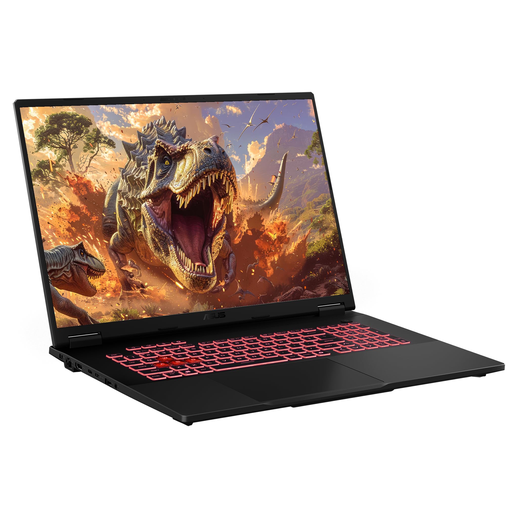 ASUS TUF A18 Gaming Laptop, AMD Ryzen 7 260, 64 GB DDR5 RAM, 2 TB PCIe SSD, 18" FHD (1920 x 1200), display Nvidia GeForce RTX 5050 Graphics, tastiera QWERTZ RGB, Windows 11 Home, Jaeger Gray