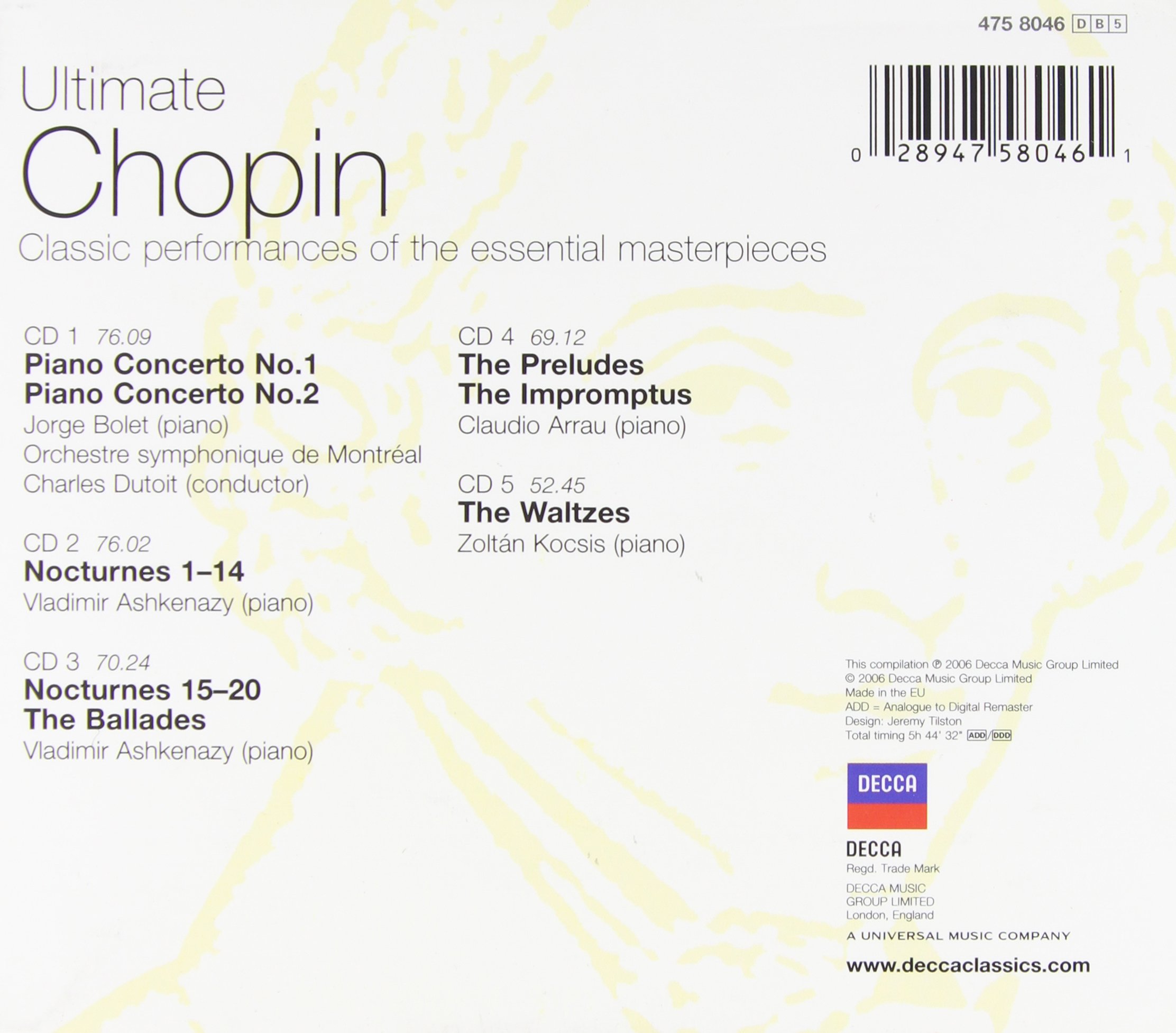 Ultimate Chopin (5cd Box Set)