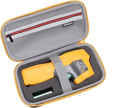RLSOCO Carrying Case for Fluke 62 Max/62 Max+/561/59 Max+/59 Max/64 Max/59 Mini/ST20 Max/PerfectPrime IR0001 Industrial Infrared Thermometer Case Only