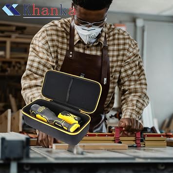 khanka Hard Travel Case Compatible with DEWALT DCS354B / DCS356B ATOMIC 20V Max Brushless Cordless Oscillating Multi-Tool, Case Only