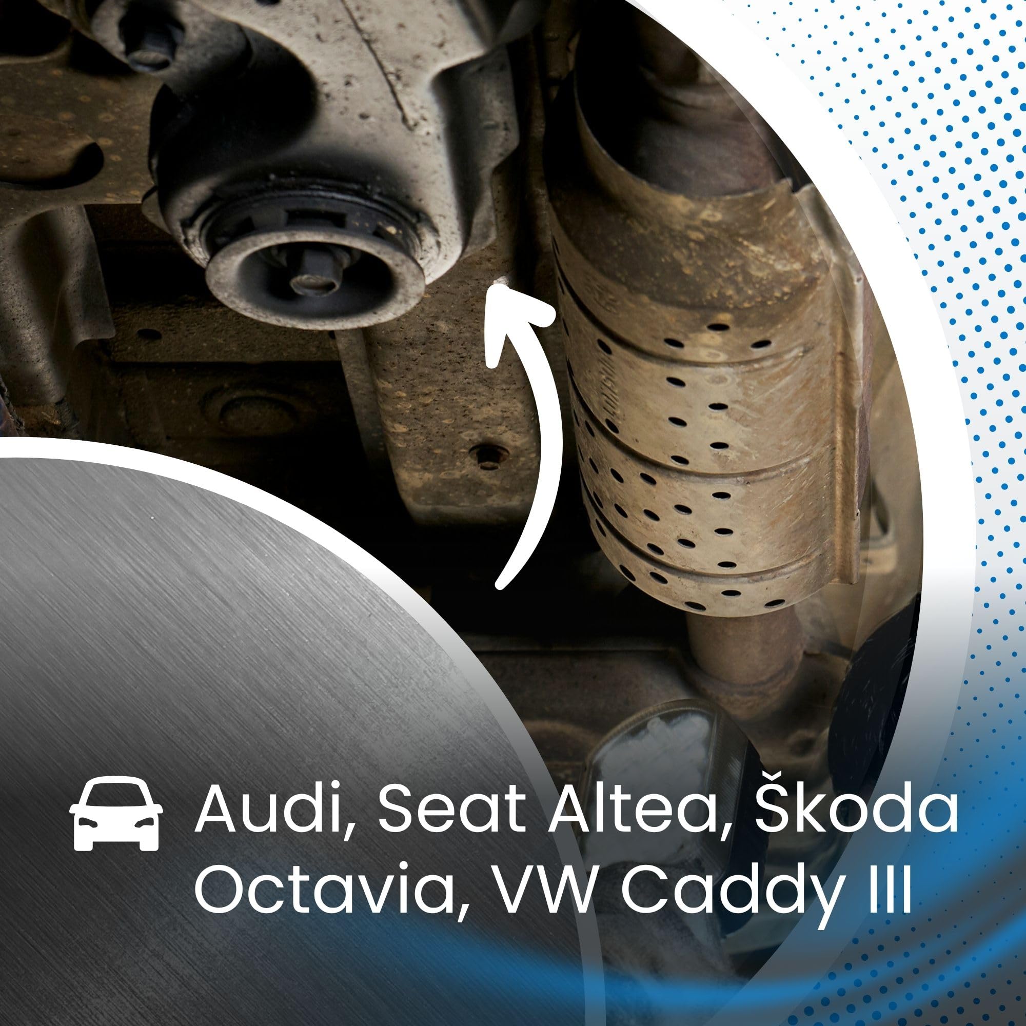 SW-Stahl 302501L Narzędzie do Łożysk VAG - Zestaw do Audi i VW | Precyzyjne narzędzie montażowe do łożysk silnika i kół, kompatybilne z Seat oraz Skoda, wykonane z trwałej stali.