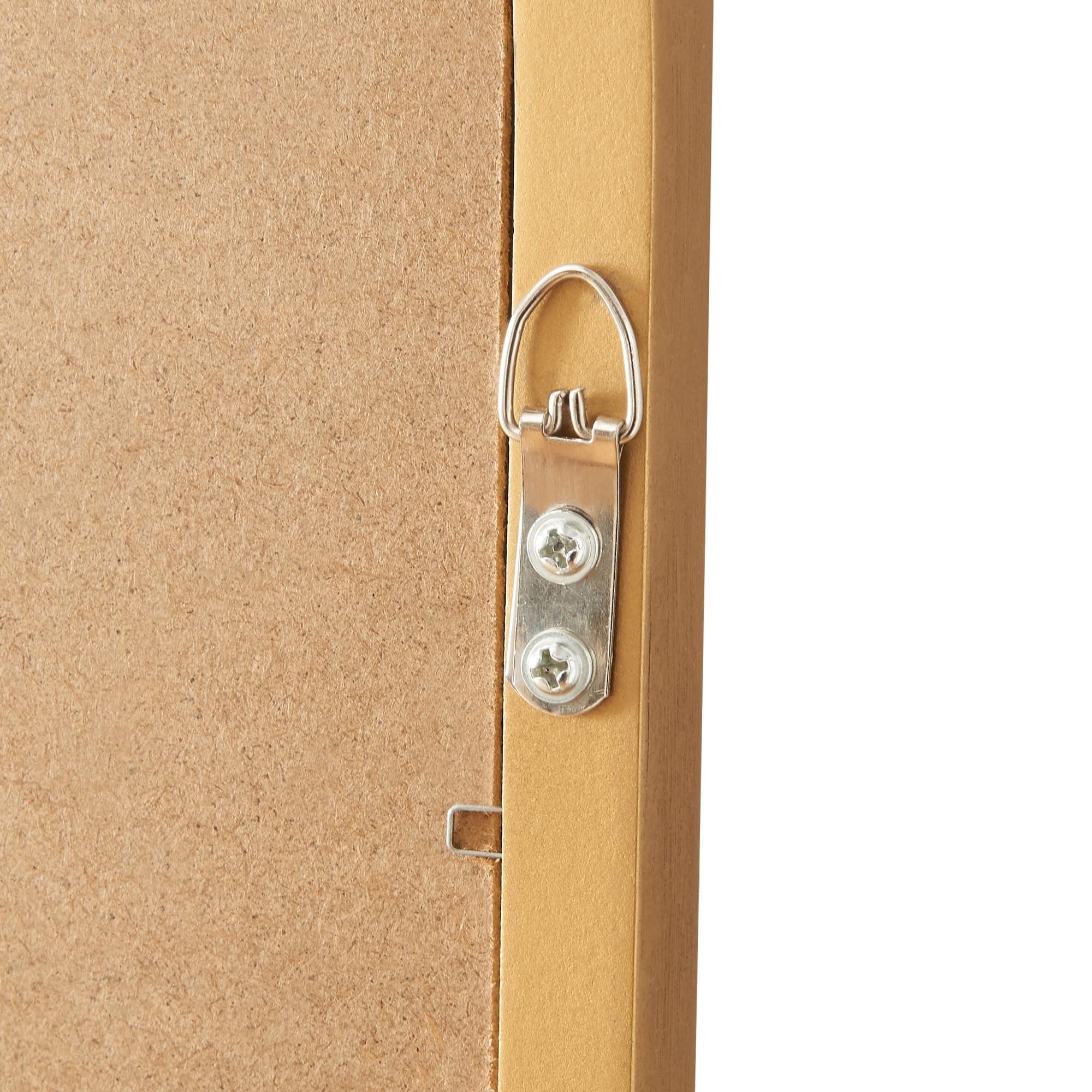 [en.casa] Espejo de Pared Espejo Cuadriculado en Forma de Ventana de MDF para Salón Dormitorio Decoración 80 x 60 cm - Dorado