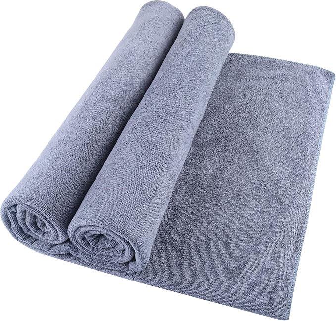 Microfiber Bath Towel Bath Sheets 2 Pack (32 x 71 Inch