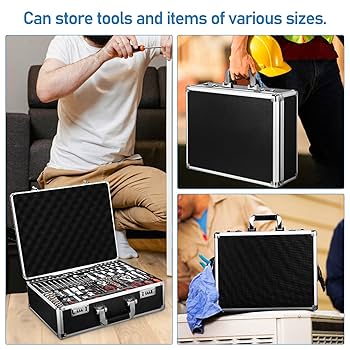 土佐 SP Amazon.com: DOITOOL Black Aluminum Briefcase with Lock