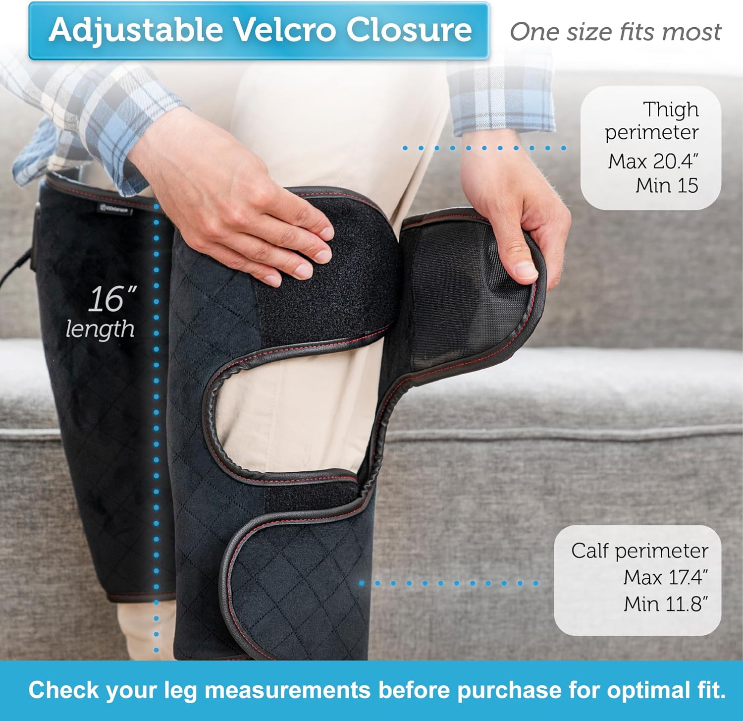 COMFIER Heated Knee Massager with Vibration & Heat, Wrap-Around Knee Heating Pad Pair, Knee Warmers for Men Women Seniors, FSA Eligible HSA,Valentine’s Day Gifts for Her Him