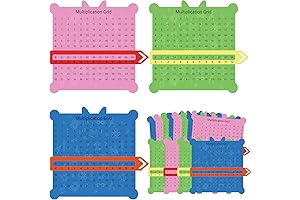 Outus Premium Educational Multiplication Grid Assistant- Kids Multiplication Chart Tool with Viewer...