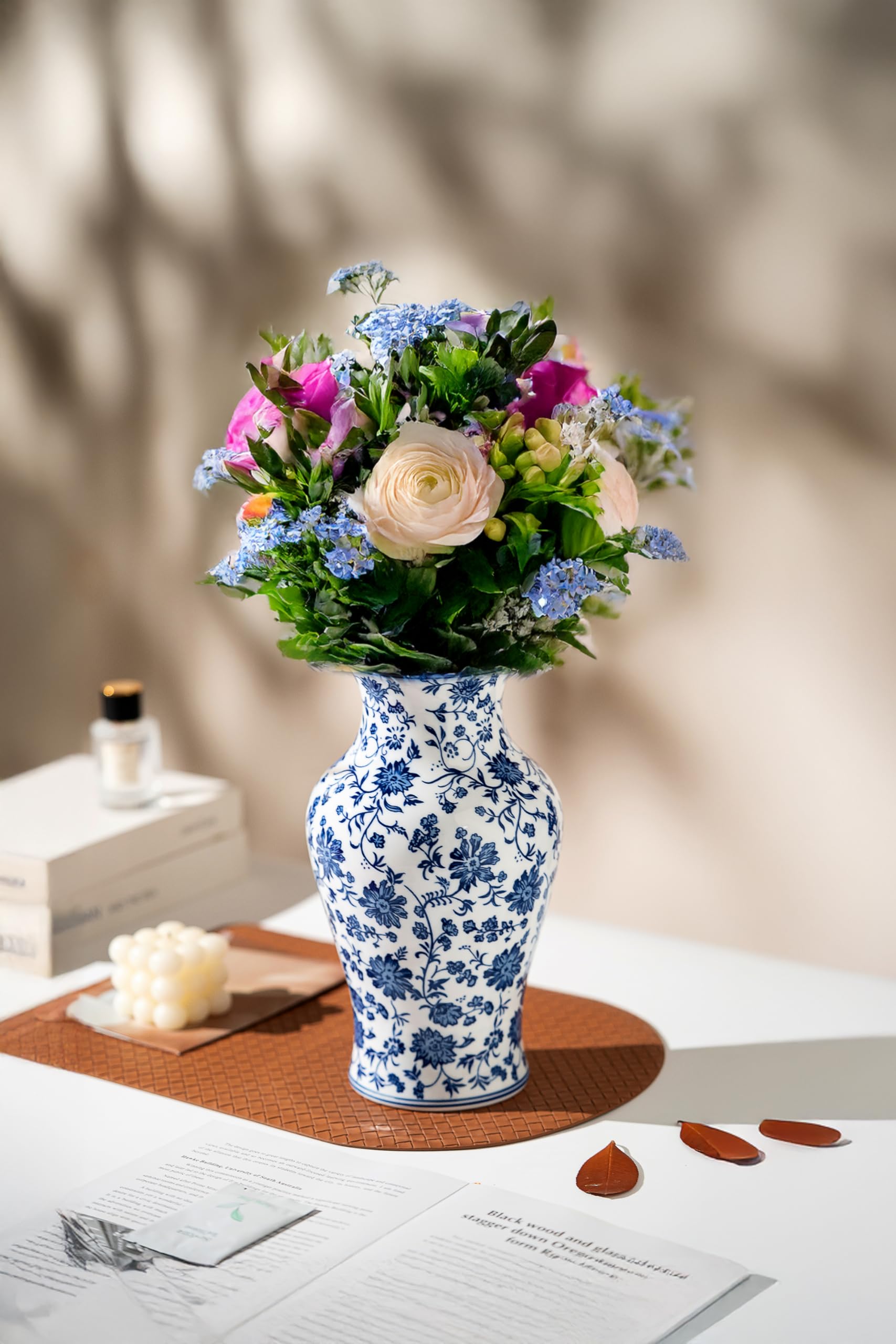 Best Porcelain Vase Picks for 2026 1 GaLouRo Blue and White Porcelain Décor, Blue and White Vase, Blue Vase, Chinoise — product photo