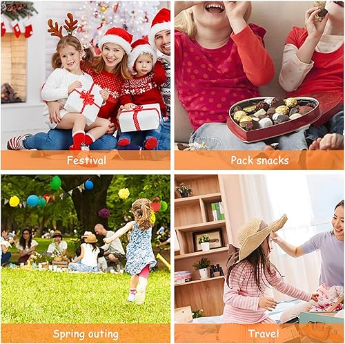 Miniatura 6 de Zerodeko Caja vacía de hojalata de metal Caja de almacenamiento de hojalata con bisagras de metal Caja de almacenamiento de joyería con tapa Caja