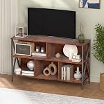 47" 5 Cube Low Libraryhelf, Bibliothèque horizontale de stockage industriel en bois 320lbs gros travail, robot aspirateur, 30-min assemblé, rangement de cubby ouvert pour la maison bureau chambre salon