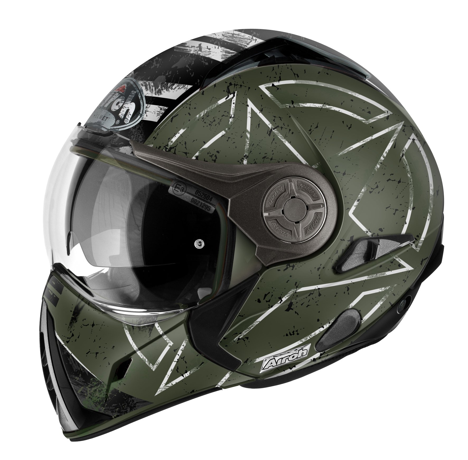 Airoh casco per moto J106, Command Verde, 54 : Amazon.it: Auto e Moto