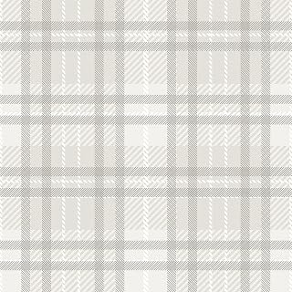 VaryPaper Schottisch Karierte Tapete Hellgrau Modern 44.5cmx200cm Klebefolie Möbel Grau Matt Dekofolie Möbelfolie Selbstklebend Schlafzimmer Tapete Badezimmer Wasserfest Esszimmer Schrankfolie Regal