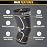 CAMBIVO 2 Pack Knee Brace, Knee Compression Sleeve for Men and Women, Knee Support for Running, Workout, Gym, Hiking, Sports (Gray,X-Large)