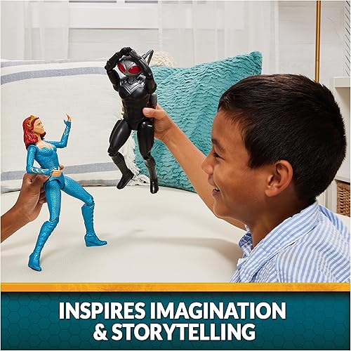 Miniatura 5 de DC Comics, Aquaman, Black Manta Action Figure, 12-inch, Detailed Sculpting, Movie Styling, Easy to Pose, Collectible Superhero Kids Toys for Boys 3+