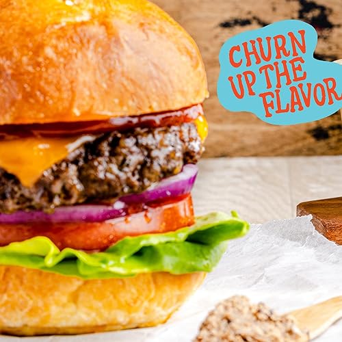 Miniatura 5 de Churn Mantequilla saborizada ajo Glory paquetes variados con mantequilla alimentada con hierba orgánica 55 onzas paquete de 3  Sin OMG sin hormonas