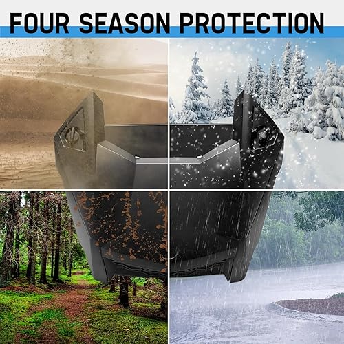 Miniatura 6 de HAKA TOUGH Cucharas de campana para Polaris RZR XP 1000 2019-2023, Relacement para OEM # 5454429-632, capucha con pala para accesorios Polaris XP