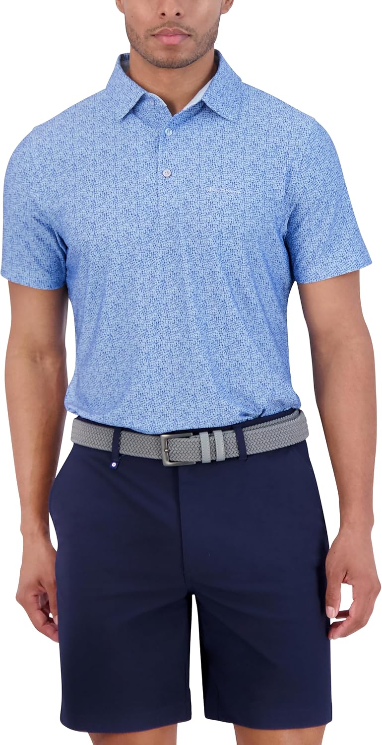 Ben Sherman Men's Performance Luxury Golf Polo Shirt