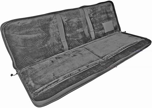 Miniatura 5 de Evolution Outdoor Funda táctica para rifle  Construcción de EVA mate, equipo táctico, funda para rifle suave, forro polar, funda negra para armas de
