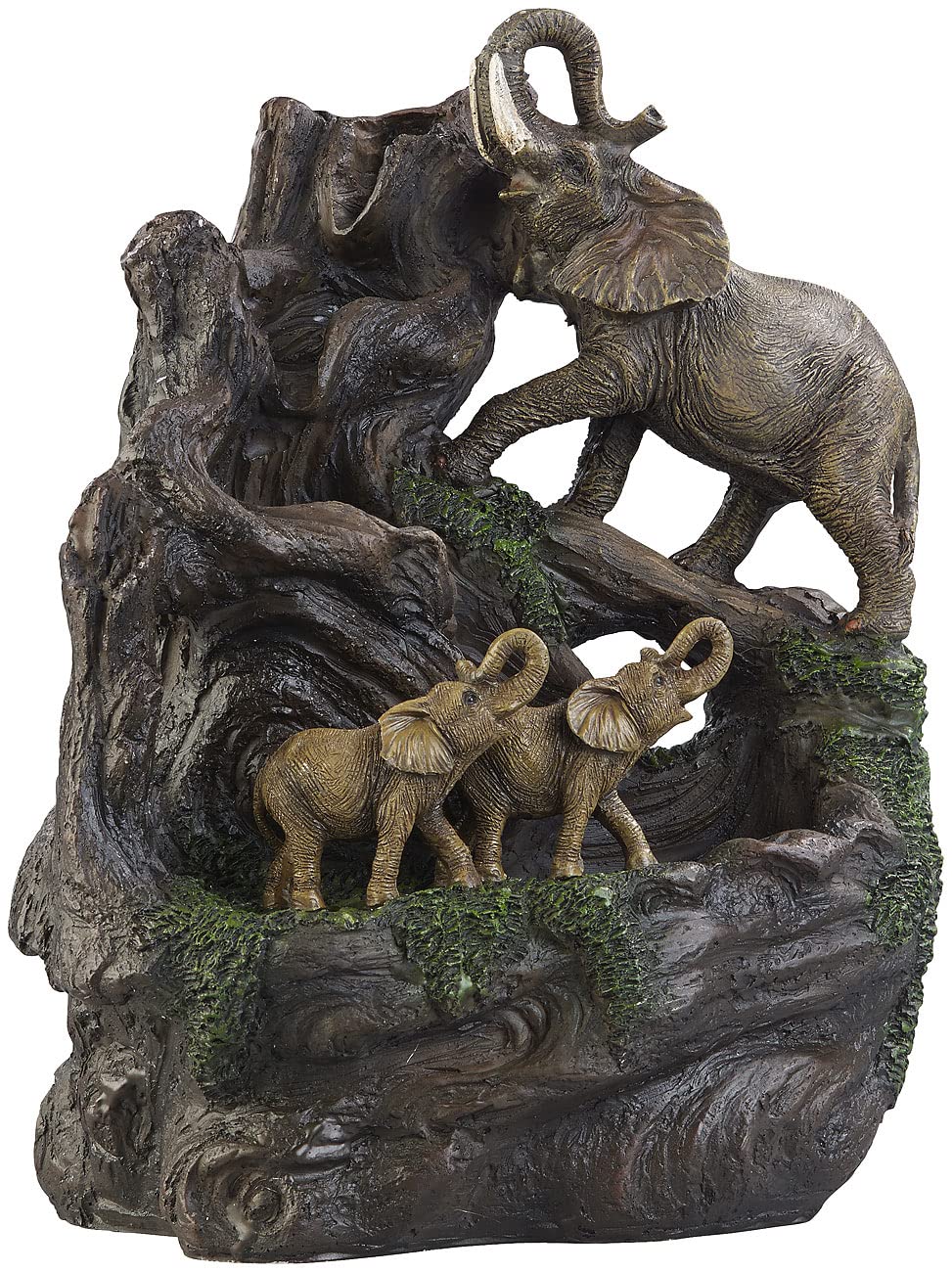 Fontaine lumineuse décorative Éléphants Infactory