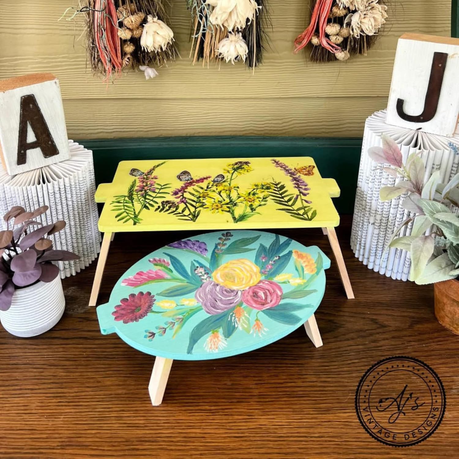 Dixie Belle Terra Clay Paint - Daffodil (16oz) - Bright Yellow Water-Based Terra Artisan Clay Paint for DIY - Wood, Canvas, Tile, Fabric, Home