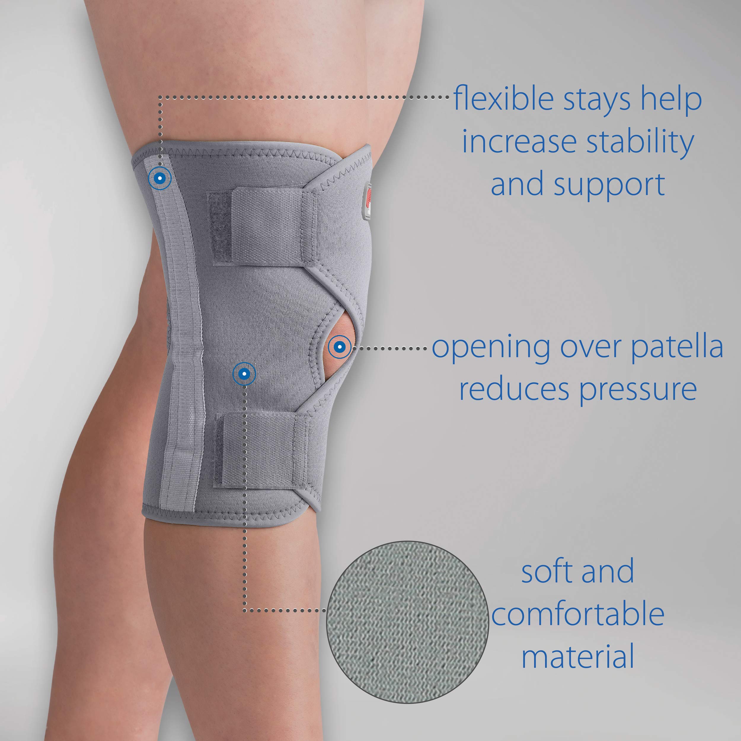 Swede-O Thermal Vent Open Knee Wrap Stabilizer - 3XLarge
