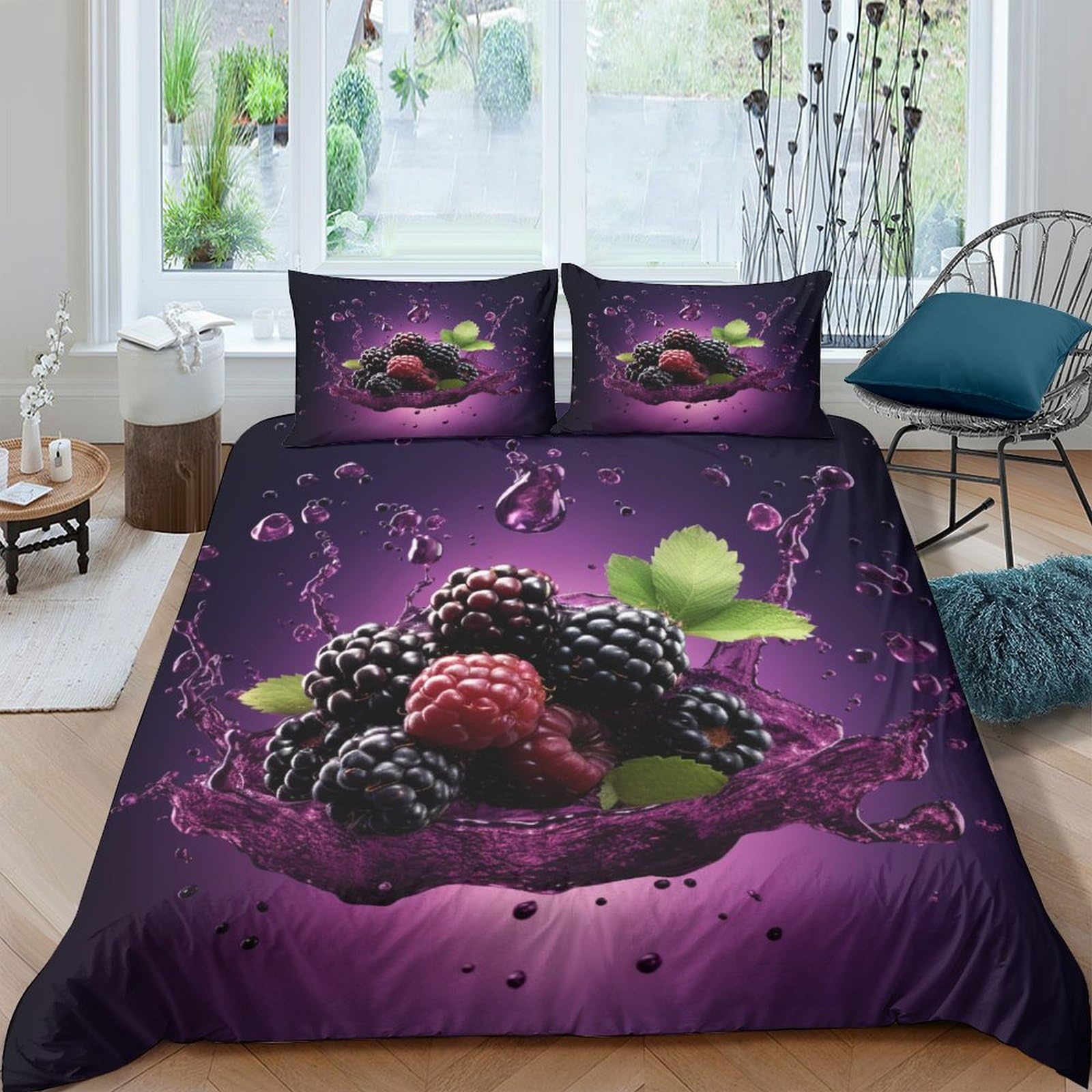 Parure de lit pour enfants et adolescents Mulberry housse de couette style