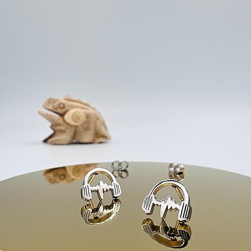 Miniatura 8 de Pendientes de trompeta - Joyas de guitarra - Pendientes de clave de agudos - Pendiente de nota musical - Saxofón