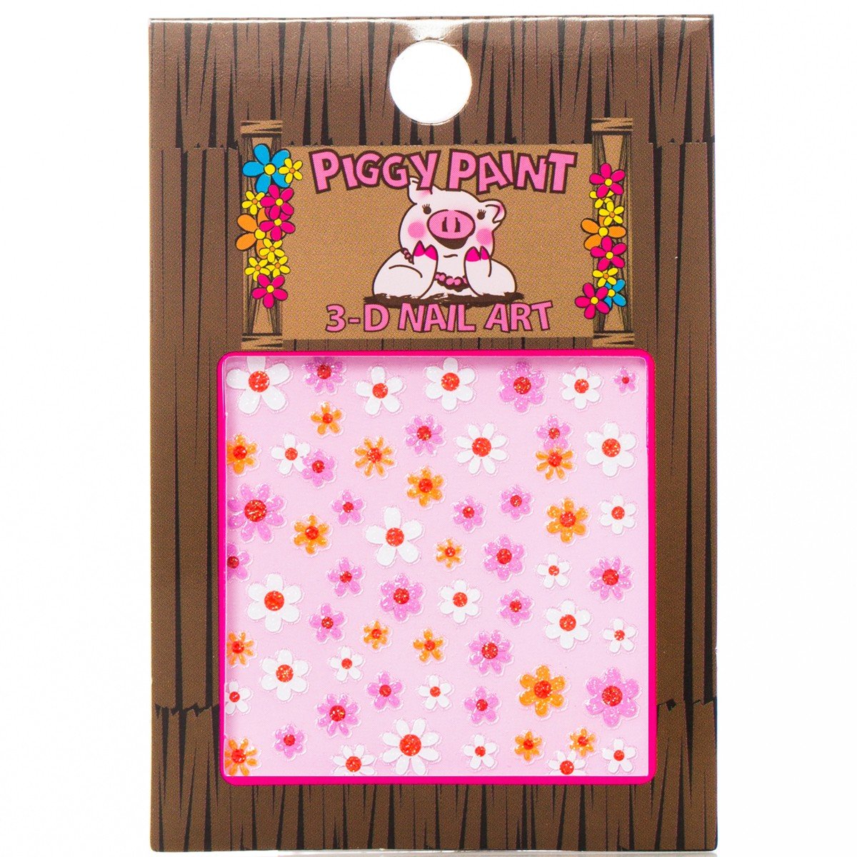 Piggy Paint3-D Flower Nail Art