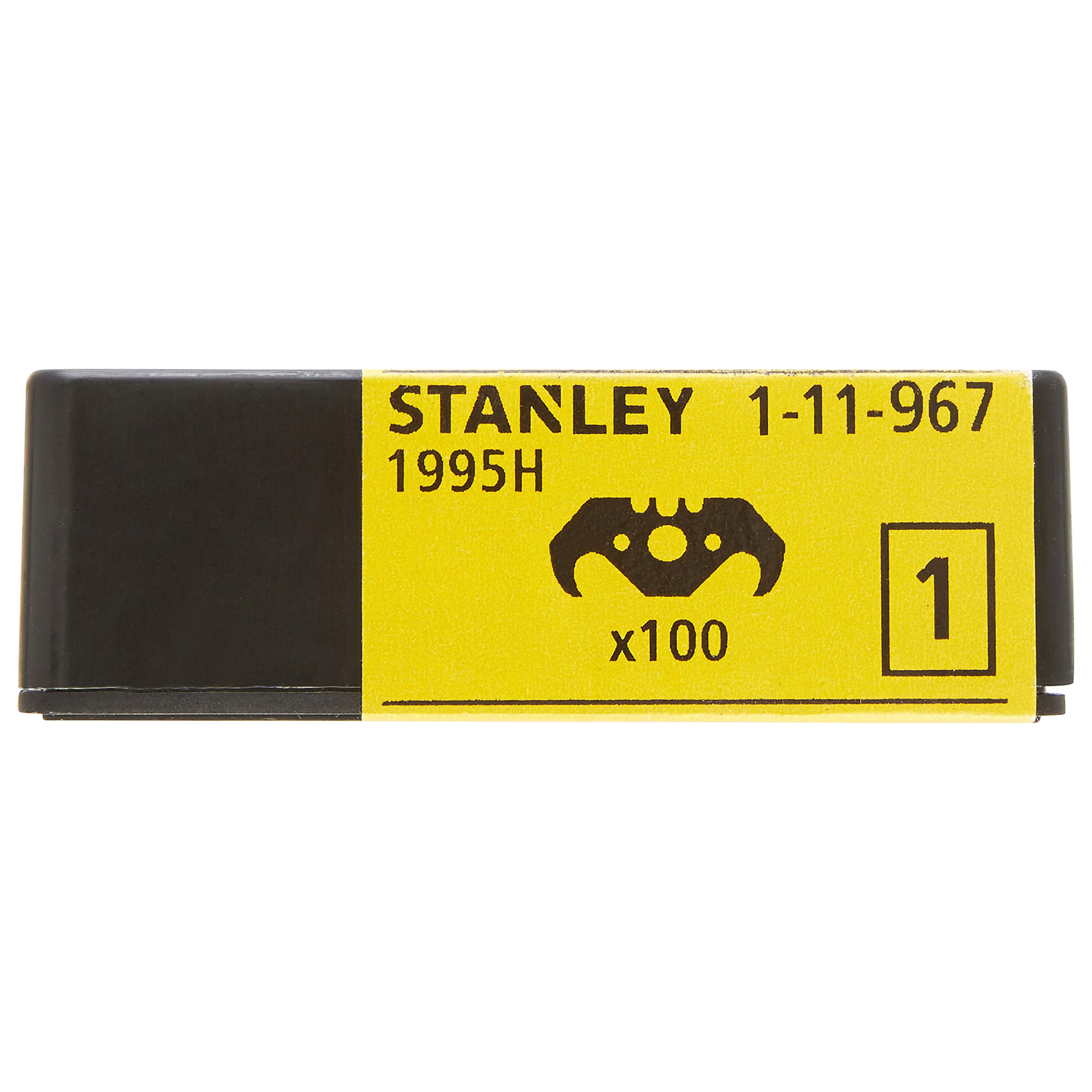 STANLEY 1-11-967 Lame de couteau 1995h avec gros trou central Boîte 100 Lames
