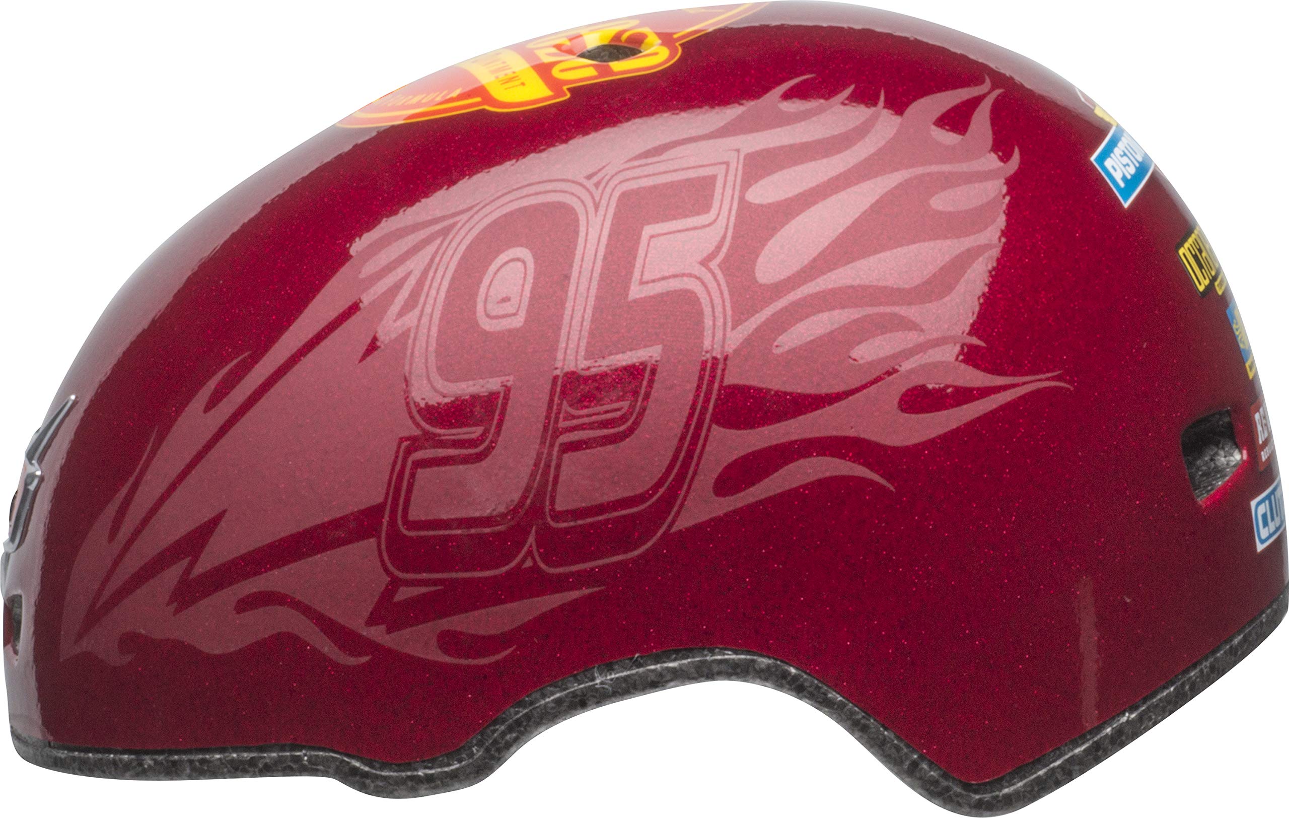 Bell Cars Bike Helmet, Casque Unisexe Enfant, Flamme fantôme Crom, Enfant (5-8 yrs.)