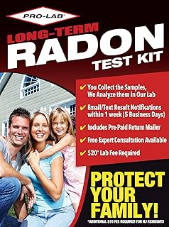 ProLab PRO-LAB Long-Term Radon Gas Test Kit RL116