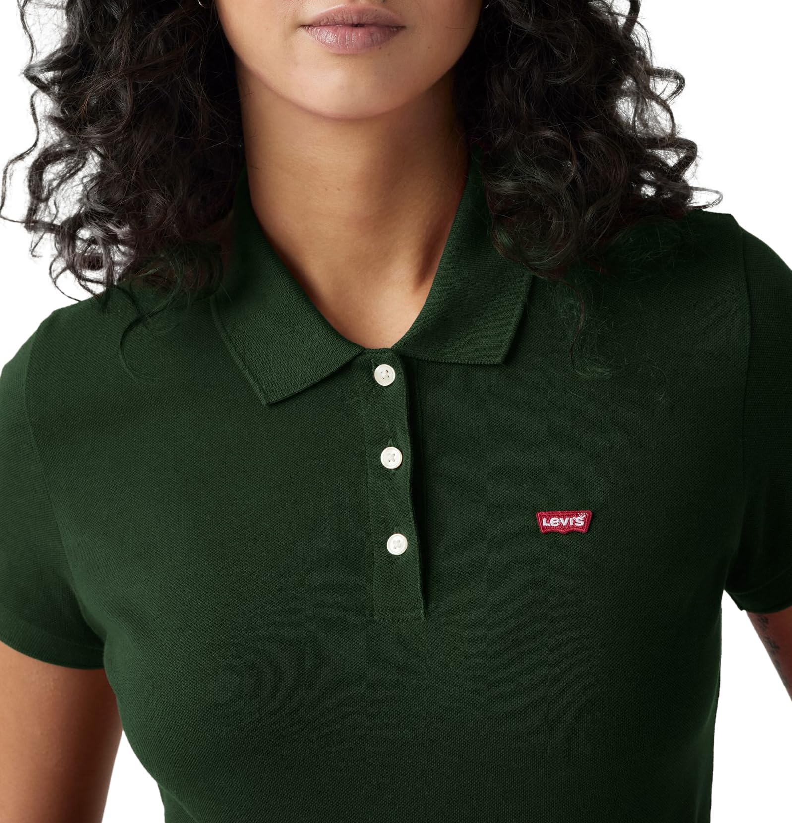 Levi's Women's LSE HM Polo Shirt, Color Mountain View, rozmiar L, Mountain View, L
