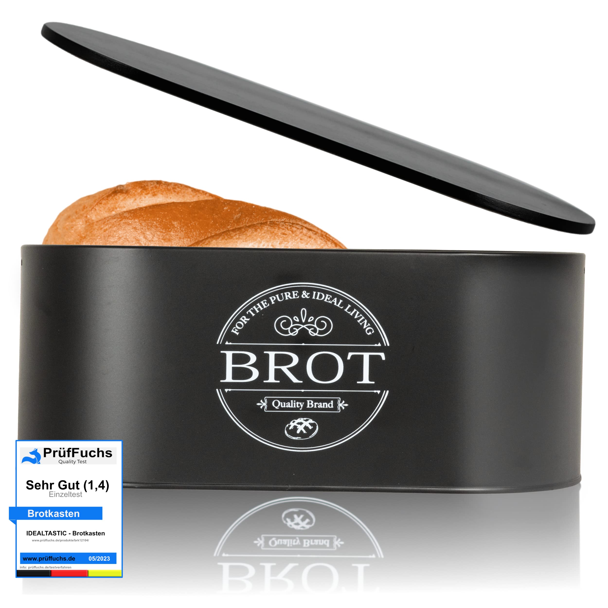 IDEALTASTIC Brotkasten Premium 2-in-1