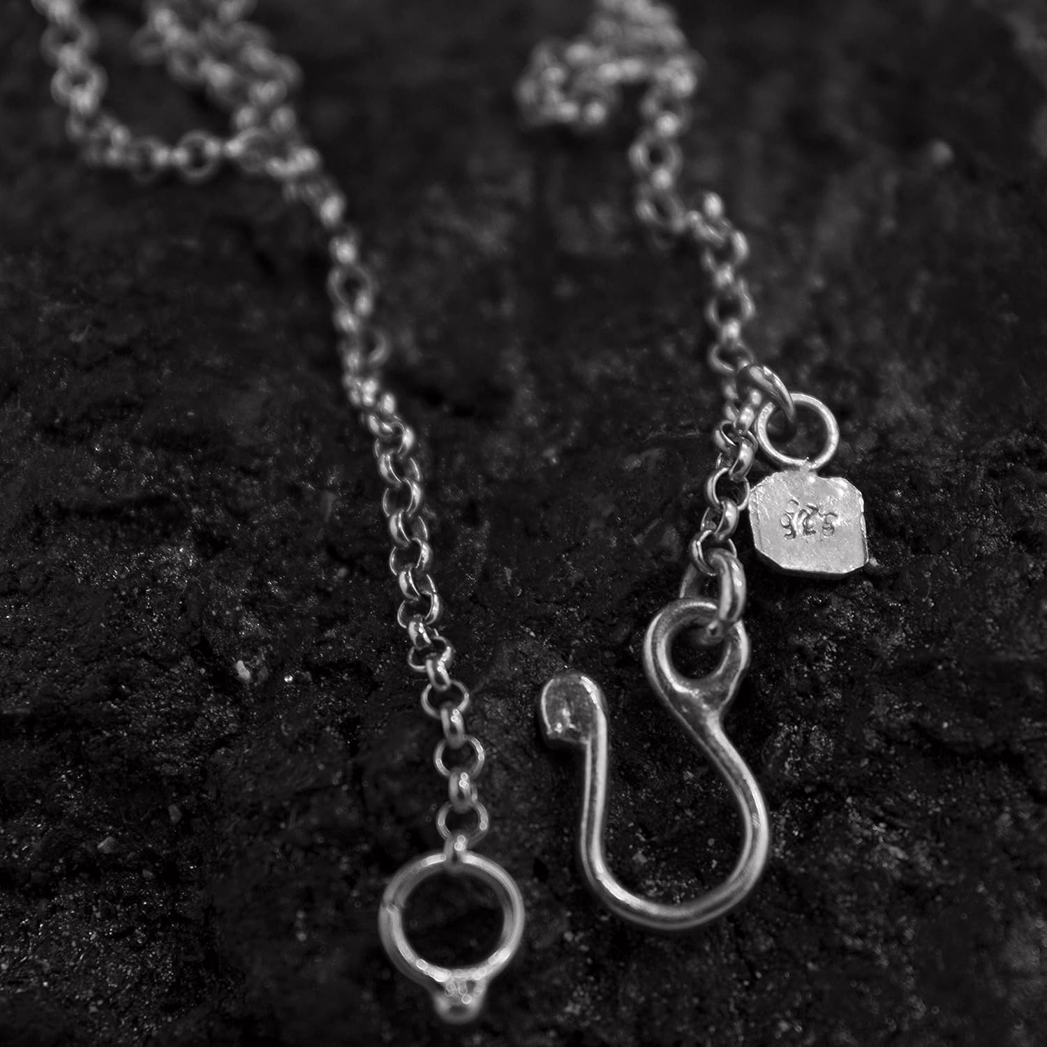 Miraculous Navy Blue Intaglio Glass Necklace | 925 Sterling Silver | Religious Pendant | Venetian Glass Intaglio Dainty Jewelry by Pellada