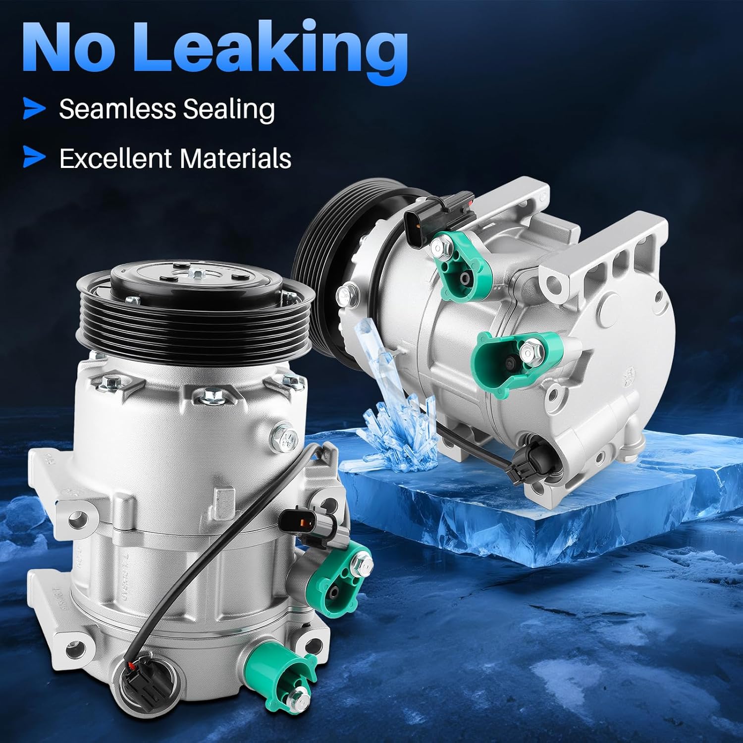 CO11218C AC Compressor for Kia Optima 2.0L 2.4L 2011-2012 for Hyundai Sonata 2.0L 2.4L 2011-2014 2013 12V