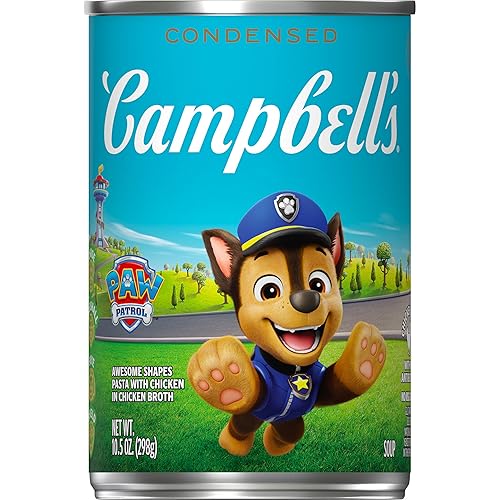 Miniatura 10 de Campbell's Sopa condensada para niños, sopa de pollo y estrellas, lata de 10.5 onzas (caja de 12)