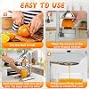 Exprimidor manual, prensa de cítricos sin esfuerzo, acero inoxidable profesional resistente para naranjas, limones y toronjas, con cesta de filtro extraíble para fácil limpieza 7